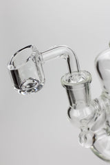 6" 2-in-1 fixed 3 hole diffuser Skirt bubbler