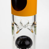 THE TRAGICALLY HIP-15.5" glass water pipe with single percolator by Infyniti