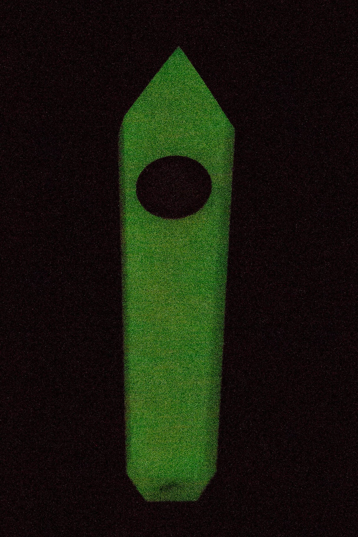 Acid Secs - Glow In The Dark Luminous Crystal Stone Smoking Pipe