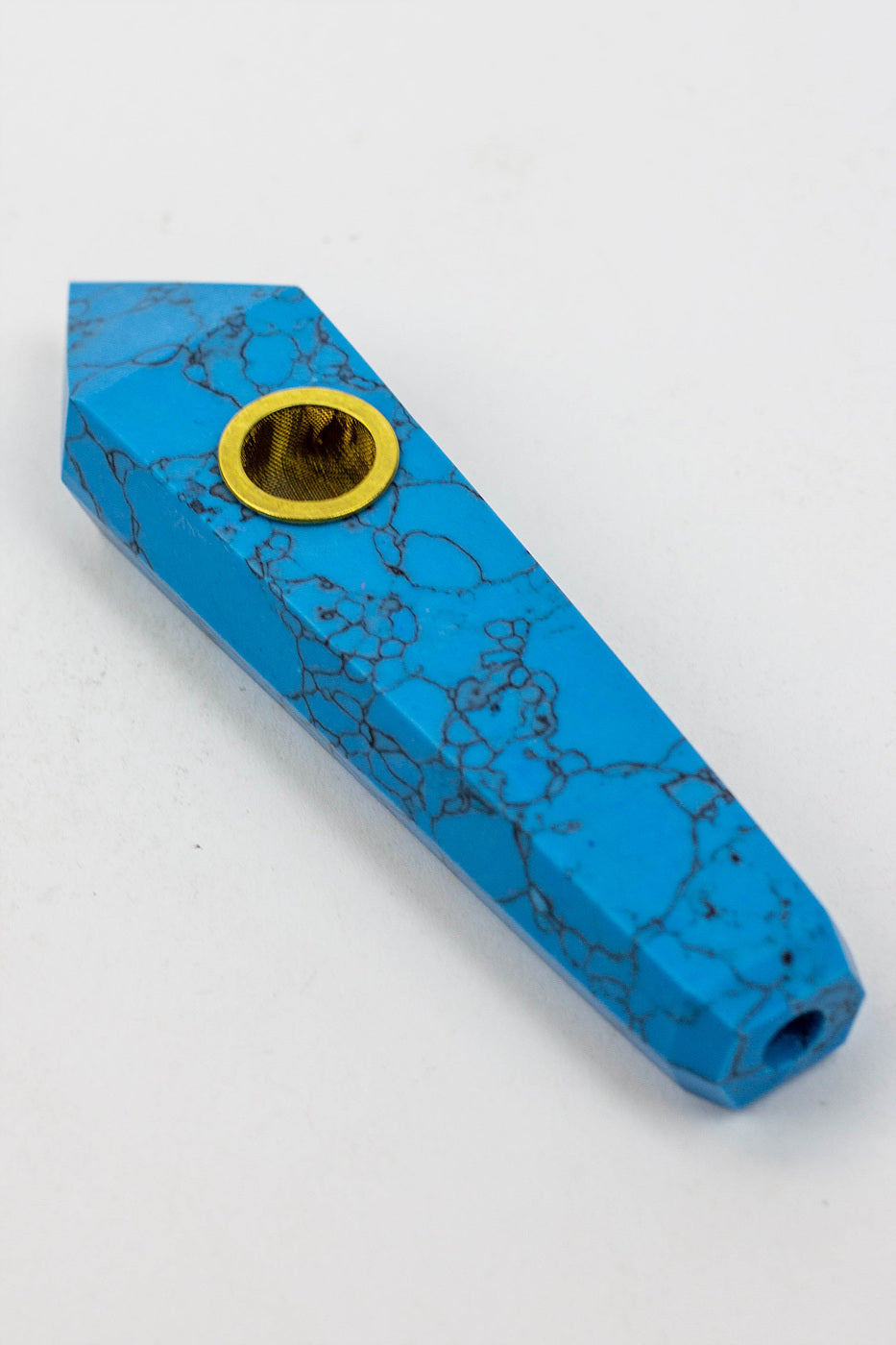 Acid Secs - Crystal Stone Smoking Pipe without choke hole