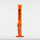 Castle Glassworks 18" Straight Tube Glass Bong – 9mm Thick Heavy Duty