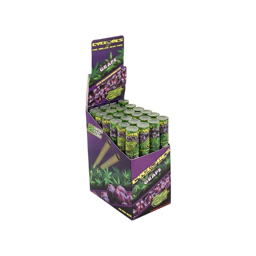 CYCLONES HEMP WRAPS CONE - 24 packs
