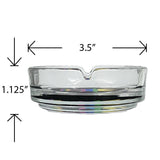 ASHTRAY AND STASH JAR SET - RAINBOW LEAF DESIGN