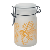 Honey Bee Glass Storage Jar-Multiple Sizes Available [SMKZ-143]