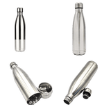 700ml Thermos Bottle with Lid – Dual Function Hidden Compartment (Silver) [SMKZ-147]