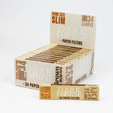 Rolling Paper DARK HORSE king slim BROWN Paper + Filters - 24 packs