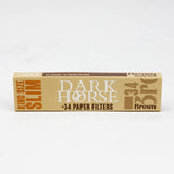 Rolling Paper DARK HORSE king slim BROWN Paper + Filters - 24 packs