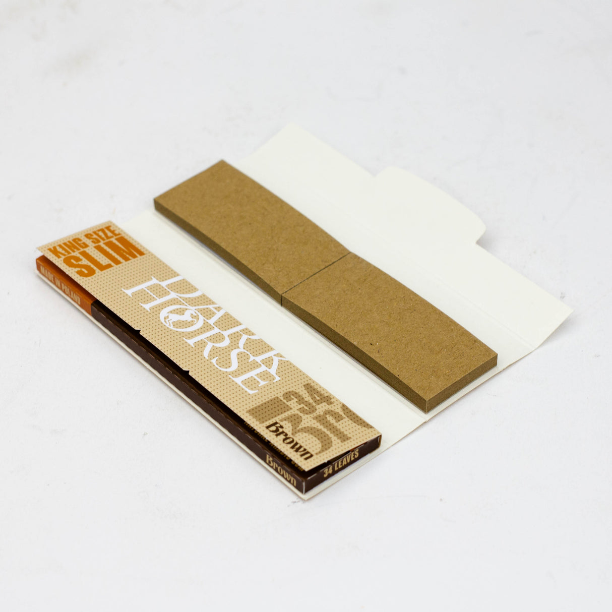 Rolling Paper DARK HORSE king slim BROWN Paper + Filters - 24 packs