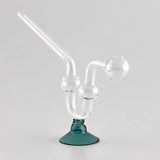 6" Stand Oil Burner Pipe – 2-Pack | Durable Glass