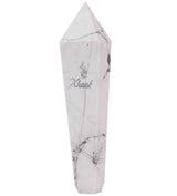 QUARTZ PIPE | WHITE TURQUOISE