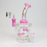 SOUL Glass 8" Recycler Bong – 2-in-1 Dab Rig