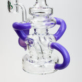 SOUL Glass 8" Recycler Bong – 2-in-1 Dab Rig & Flower Bong
