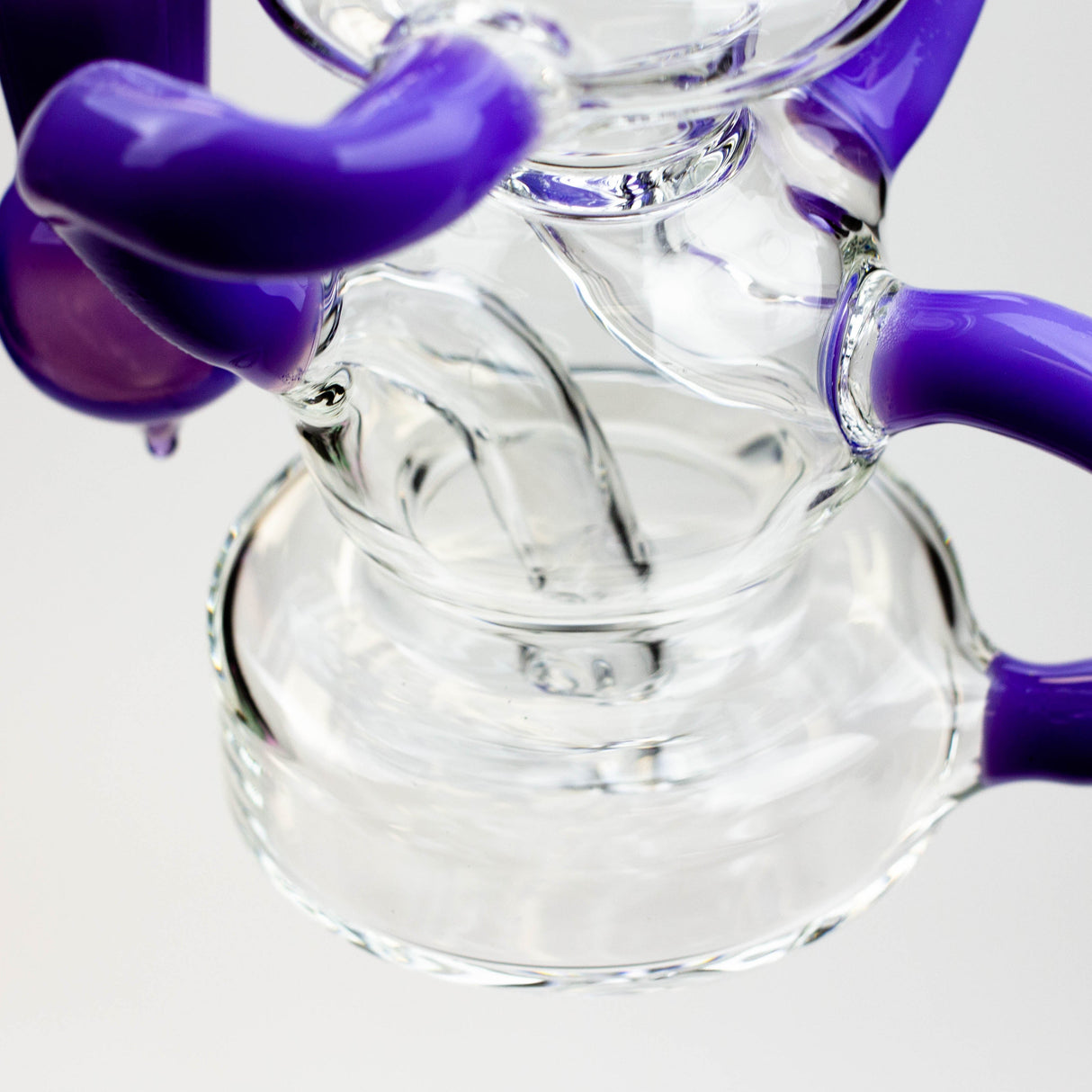 SOUL Glass 8" Recycler Bong – 2-in-1 Dab Rig & Flower Bong