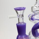 SOUL Glass 8" Recycler Bong – 2-in-1 Dab Rig & Flower Bong