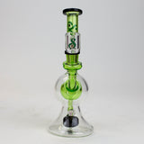 SOUL Glass 8" Tire Diffuser Recycler Bong – 2-in-1 Dab Rig