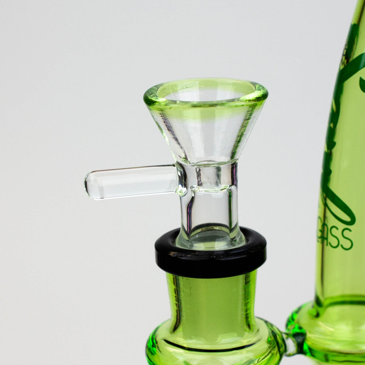 SOUL Glass 8" Tire Diffuser Recycler Bong – 2-in-1 Dab Rig