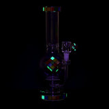 Pulsar® | 13" Rubik’s Cube Double Perc Glass Bong [WP849]