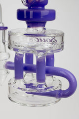 SOUL Glass 7" Double Deck Recycler Bong – 2-in-1 Dab Rig & Flower Bong